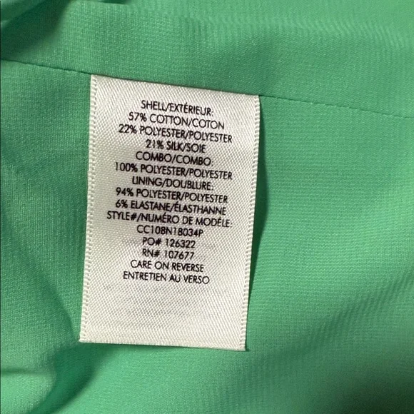 Alice + Olivia “Joslyn” Cropped Metallic Green and Gold Brocade/Jacquard Blouse - Picture 10 of 16